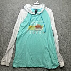 Denver Colorado lightweight pullover hoodie size xl ladies salt creek souvenir